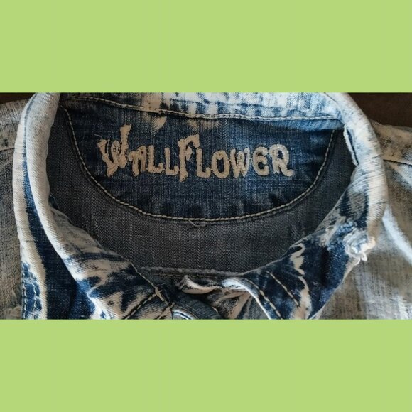 Wallflower – Denim Cropped Vest - Picture 4 of 4